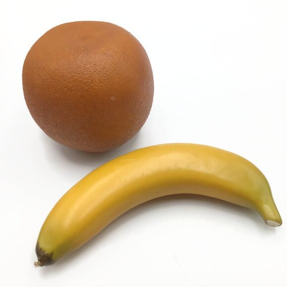 Realistic Display Faux Fruit Basket 9 Pc. Artist Prop Fake Food Plastic Replica - Picture 9 of 12